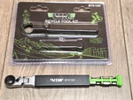 Vim Tools BTK100, 1/4" Hex Reversible Micro Bit Ratchet Bicycle Kit. Fixed Price $58.58.