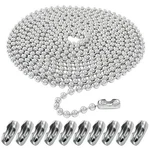 Hordion 10 Feet Stainless Steel Ball Chain, 4.5MM Beaded Pull Chain.... Fixed Price $11.99.