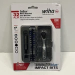 Wiha Tools 76889 32 Piece Gobox Terminator Blue Impact Bit Set Mini Ratchet New. Fixed Price $37.99.