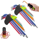 Saksiapro 19PC Wrench Set Ball End Handle Metric Torx Hex Keys Bicycle. Fixed Price $27.99.