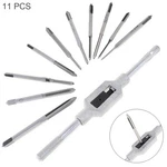 11PCS Mini Tap Wrench Set Machine Hand Screw Thread Plug W/ Reamer M1 M3.5 Tool. Fixed Price $14.99.