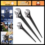 Adjustable Spud Wrench Set 3-PACK 10, 12, 16 Inch Heavy-duty Construction Tool. Fixed Price $90.99.