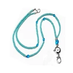 Beaded Lanyard Watch Necklace, Keys, Security Badge Holder, Color Choice Pearl. Fixed Price $26.42.