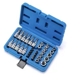 Casoman 34PC Bit And E-torx Star Socket Set, 3/8 Case Included, Sealed. Fixed Price $19.99.