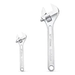 Craftzone Adjustable Wrench Set, 2PC Sets With 6-INCH,10-INCH, Silver. Fixed Price $24.99.
