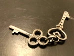 925 Sterling Silver Key Pendant Set Charm Heart Love His Her Trefoil Shamrock. Fixed Price $31.99.