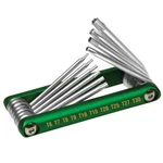 Performance Tool W9134 10PC Alum. Folding Star Hex Key (20147). Fixed Price $11.49.