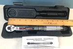 Cal-hawk 1/4" Drive Torque Wrench Micrometer Click Type 20-200 Pounds Little Use. Fixed Price $29.95.