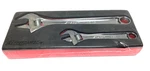 New Snap-on AD702K1F 2PC Adjustable Wrench Set Chrome AD10 AD6 In Foam. Fixed Price $209.99.