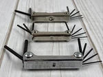3 Sets Steel Hex KEYS-2 Metric Buck Bros & Chesco (USA);1 Sae Durabuilt(?). Fixed Price $19.95.