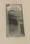 Hex Key Set 9 Pieces Work Tool Handy Man Fix Build Assemble Allen Wrench. Fixed Price $9.95.