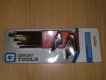 Gray Tools 13 Pieces Sae Long Ball End Hex Key Set.. Fixed Price $30.00.