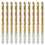 Baidets Hex Shank Drill Bits - Set Of 10PCS, Inch Premium 1/4IN,. Fixed Price $21.23.