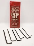 Snap-on Tools Blue Point GA245 Speed Hex Wrenches Case Not Complete Set. Fixed Price $8.00.
