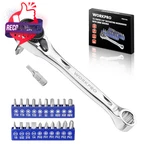 Workpro 21 Pcs 1/4" Mini Ratchet Wrench, 72-TOOTH, Right Angle Screwdriver.... Fixed Price $23.62.