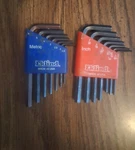 Eklind Tools Usa Metric & Sae Ball End Hex Key Wrenches. Fixed Price $12.00.