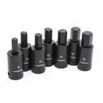 Husky 1/2 In. Drive Hex Bit Impact Socket Set Mm (7-PIECE). Fixed Price $20.99.
