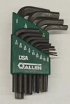 Allen 13-PIECE Wrench Hex Key Set .050" To 3/8" No. 56080 Usa. Fixed Price $14.95.