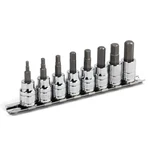 Powerbuilt Bit Socket Set, Piece, 3/8 Inch Drive Hex, Metric, Silver. Fixed Price $21.99.