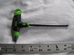 (1) New Greenlee 7/32" T-handle Ball End Hex Key Wrench 0254-48. Fixed Price $18.90.