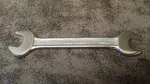 NO.12 Gedore 16 X 17MM Double Open End Wrench, 6-1/2" Oal, Satan Finish (EC9). Fixed Price $9.99.