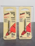 Vtg Disston Screwdriver Bit #2 #3 Phillips No. 4591,5313 1/4"(6MM) Hex Shank Nos. Fixed Price $19.95.