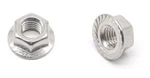 Binifimux Pitch Serrated Hex Flange Lock 6PCS M14-2.0MM, Silver. Fixed Price $18.56.