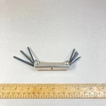 Eklind Folding Hex Key Set Sae .050"-5/64" #20811 Usa. Fixed Price $5.00.