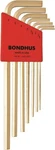 Bondhus 39192 Set 7 Goldguard Finish Hex L-wrenches 1.5-6MM Long 1EA. Fixed Price $14.01.