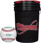 Diamond 6-GALLON Bucket With 30 Baseballs Black Color. Fixed Price $313.99.