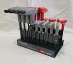18 Pc Sae & Metric Handle Wrench Ball End Hex Key Set. Fixed Price $29.98.