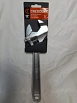 Crescent AC212VS Chrome In. Adjustable Wrench 1-1/2" Jaw Capacity, Sae Metric. Fixed Price $15.30.