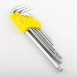 9 Piece Metric Wobble Ball End Hex Key Wrench Tool Set. Fixed Price $18.39.