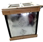 Hydroponic Grow Box Stealthy Kit Dwc System 6 Pot Reservoir 24". Fixed Price $420.00.