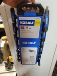 Kobalt 14-PIECE T-handle Hex Key Set 2884760 With Storage Rack. Fixed Price $38.95.