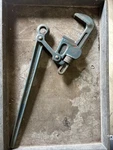 Rigid Super Six Chain Pipe Wrench 48 Made The Usa Hardened Alloy Steel. Fixed Price $150.00.