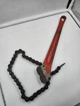 Ridgid C14 Chain Pipe Wrench Vintage Heavy Duty Plumbing Tool Usa Nice. Fixed Price $38.99.