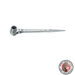 New Top Double-ended Ratchet Wrench Plated 17X19MM Straight Type. Fixed Price $43.65.