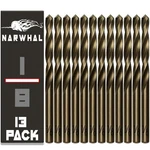 Narwhal Drill Bits (13 Pack - Industrial Grade M35 Cobalt). Fixed Price $16.99.