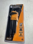 Gearwrench 9 Piece Metric Ball End Long Arm Hex Key Set - 83521. Fixed Price $14.00.