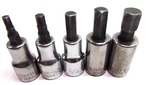 Lot Of Craftsman Inch Drive Hex Bit Sockets 5/32" - 3/8". Fixed Price $20.00.