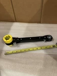 Klein Tools KT155HD Heavy-duty 5-IN-1 Lineman's Ratcheting Wrench. Fixed Price $79.00.