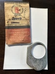 Tecumseh New Old Stock Part # 610947 Breaker Points Cover. Fixed Price $6.29.