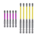 Saipe 10PCS Magnetic Electrician Impact Screwdriver Bit Set, FPH2, Blue. Fixed Price $17.64.