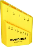 Bondhus Key Index Case Sae, 13 Tools, 0.05"-3/8" Yellow Usa Bondhex 18037. Fixed Price $8.99.