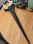 15" Adjustable Wrench, Tapered Spud Handle, Black Finish. Williams. Fixed Price $49.99.