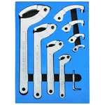 8PCS Adjustable Pin Spanner Tool Set, C-shape Hook Wrenches With C.... Fixed Price $49.66.