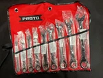 Proto JSCR-9S Non-reversible Ratcheting Combination Wrench Set. Fixed Price $143.99.