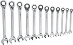 12-PIECE Metric Reversible Ratcheting Wrench Set Point, Durable & Versatile. Fixed Price $259.99.