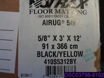 Notrax 410S5312BY Antifatigue Runner, Ft., Blk W/ylw. Fixed Price $146.41.
